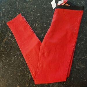 Helmut Lang lamb leather leggings